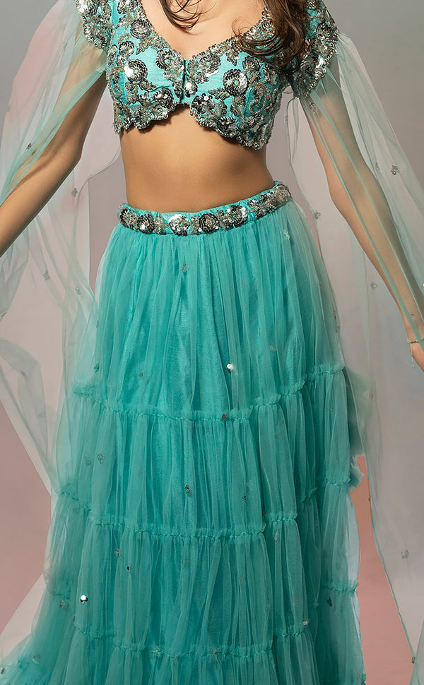 Azure Dream | Marigold - An Indian Clothing Rental Company