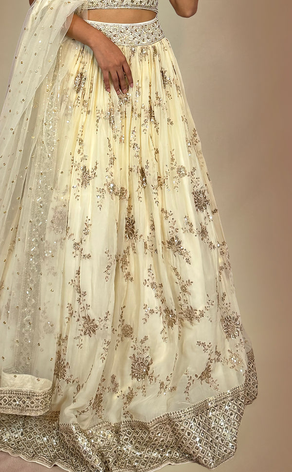 Ivory Elegance | Marigold - An Indian Clothing Rental Company