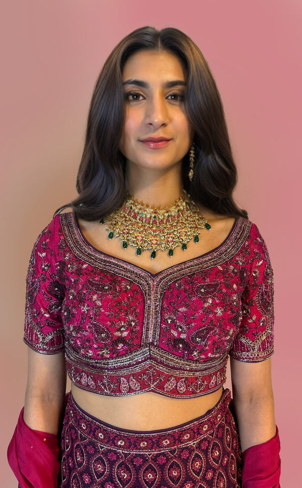 Berry Blush | Marigold - An Indian Clothing Rental Company