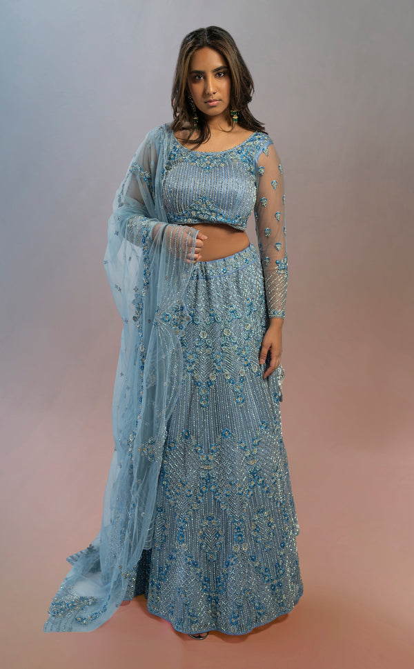 Blue Bling | Marigold - An Indian Clothing Rental Company