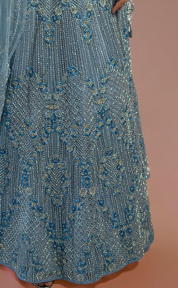 Blue Bling | Marigold - An Indian Clothing Rental Company