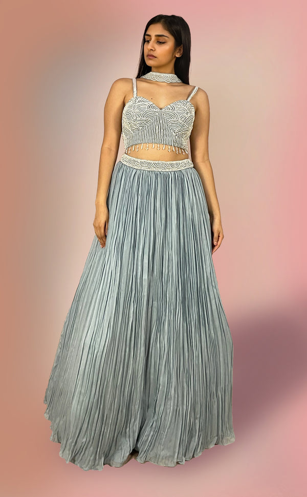 Arctic Blue | Marigold - An Indian Clothing Rental Company