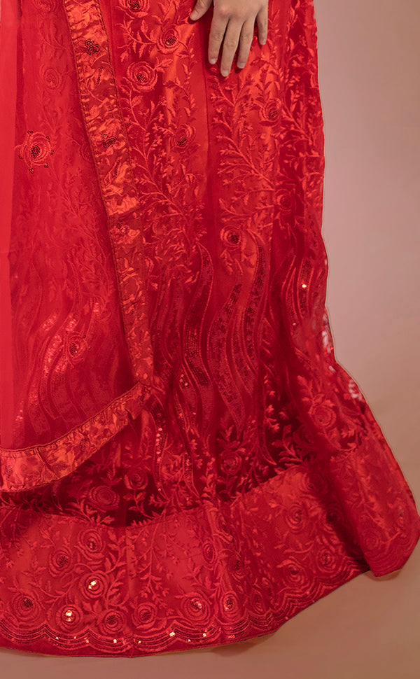 Fiery Red | Marigold - An Indian Clothing Rental Company