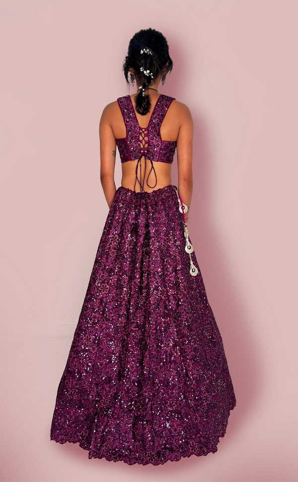 Garnet Glamour | Marigold - An Indian Clothing Rental Company