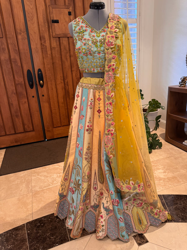 Palm lehenga
