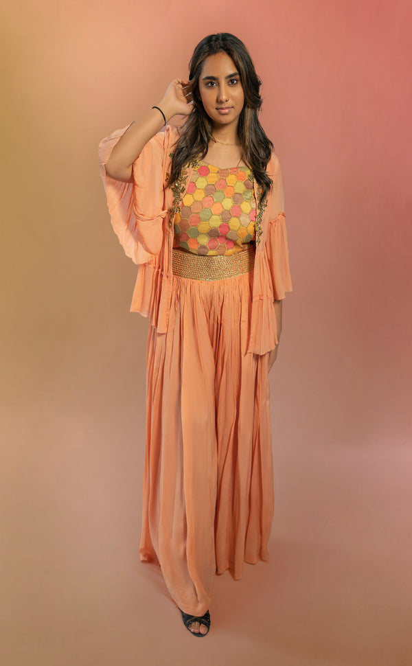 It's All Peachy | Marigold - An Indian Clothing Rental Company