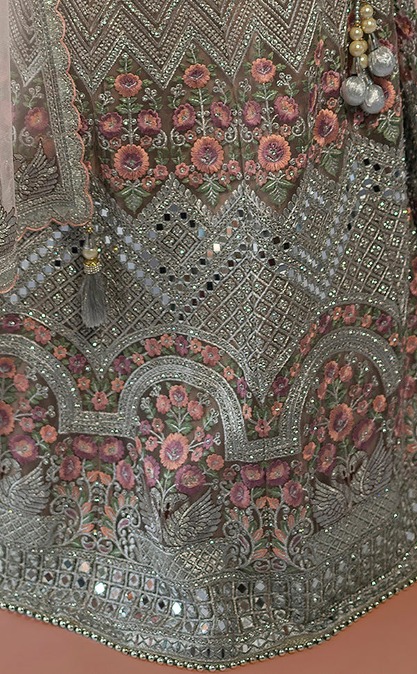 Moonlit Grey | Marigold - An Indian Clothing Rental Company