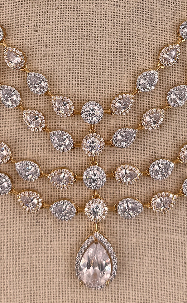 Gold and Silver Haar Set