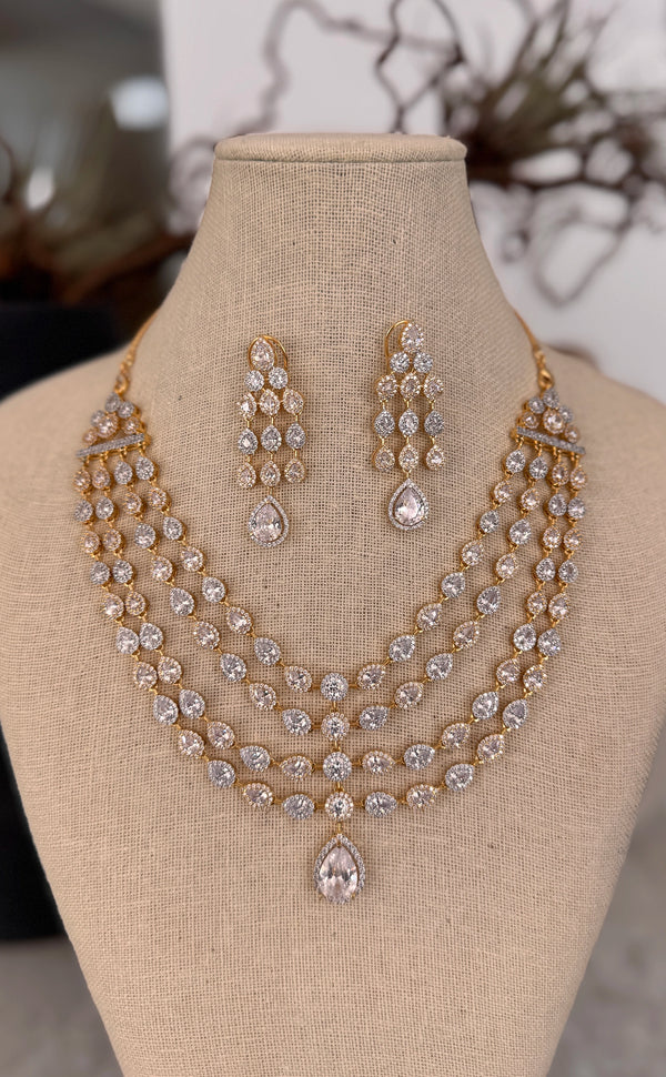 Gold and Silver Haar Set