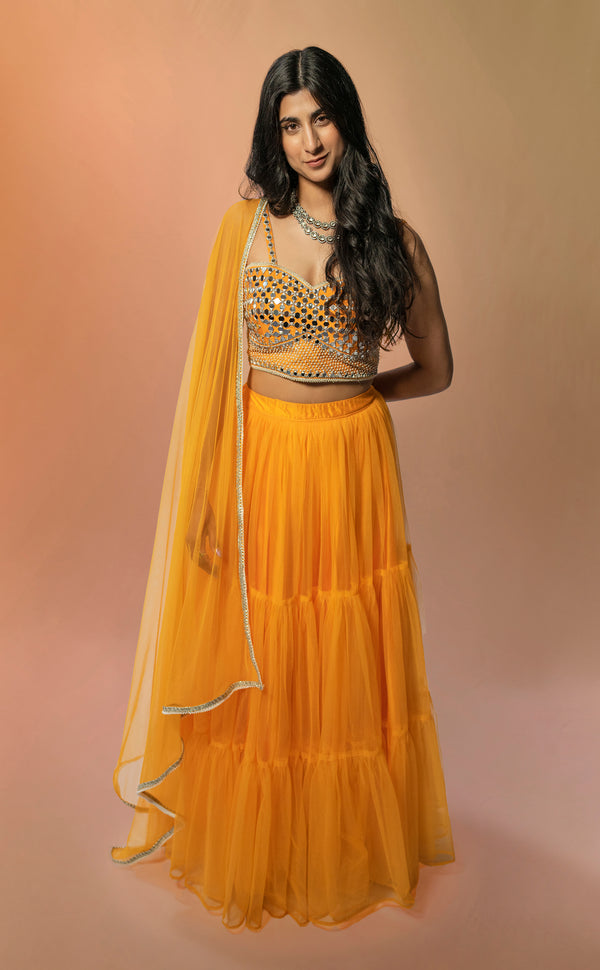 Saffron Serenade | Marigold - An Indian Clothing Rental Company