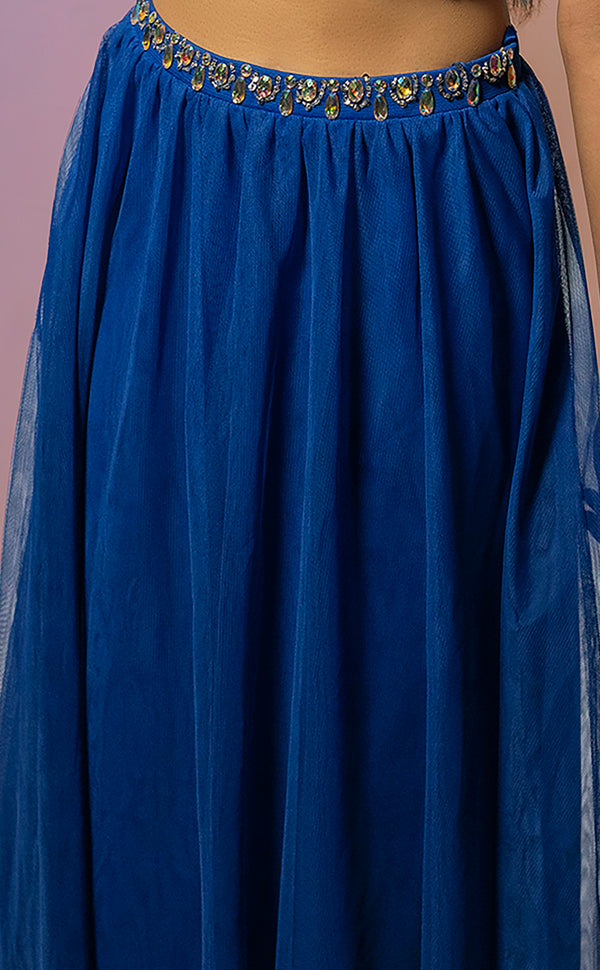 Sapphire Splendor | Marigold - An Indian Clothing Rental Company